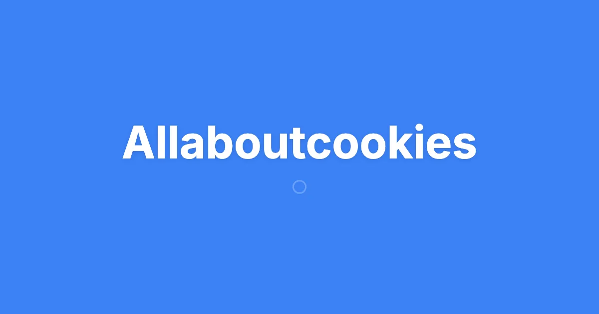 Allaboutcookies