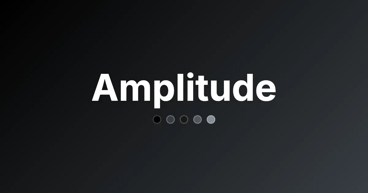 Amplitude