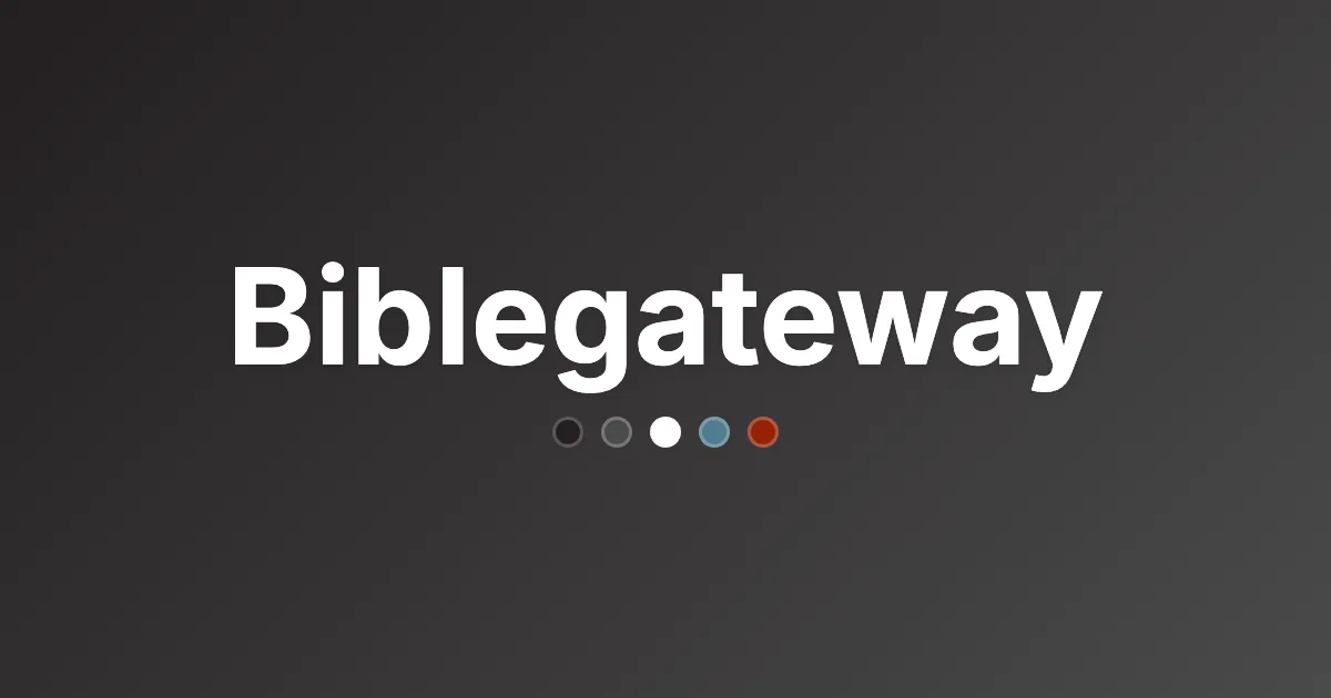 Biblegateway