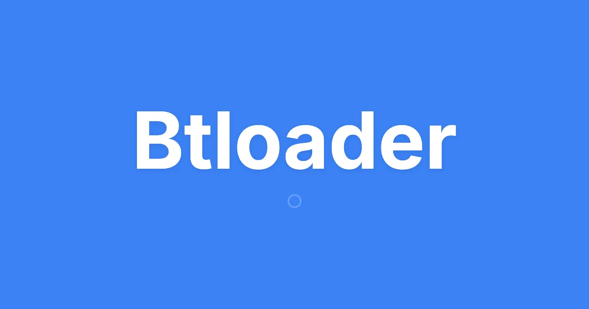 Btloader preview