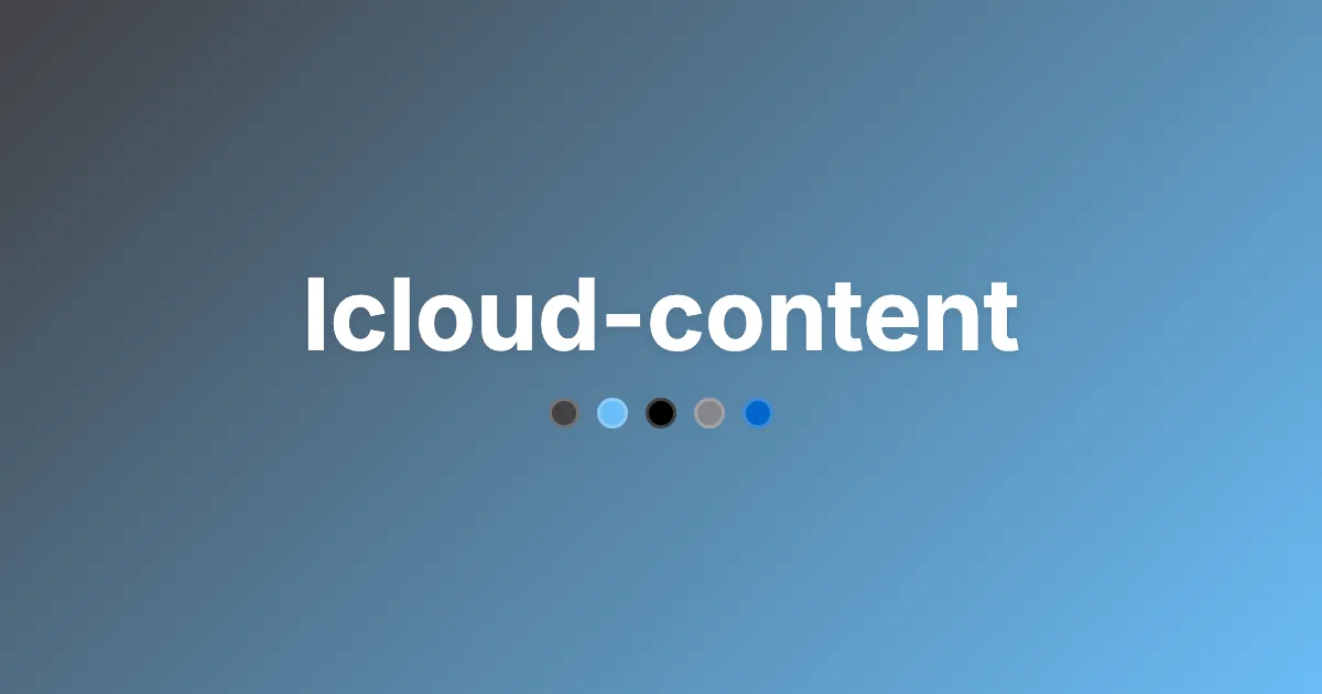 Icloud-content