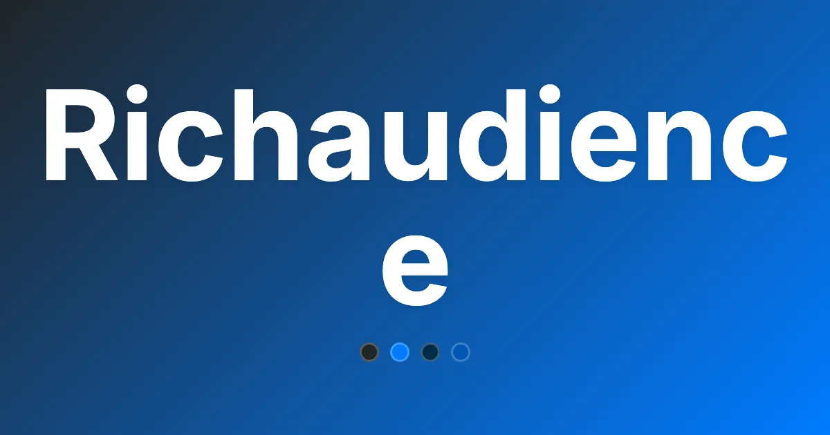 Richaudience preview