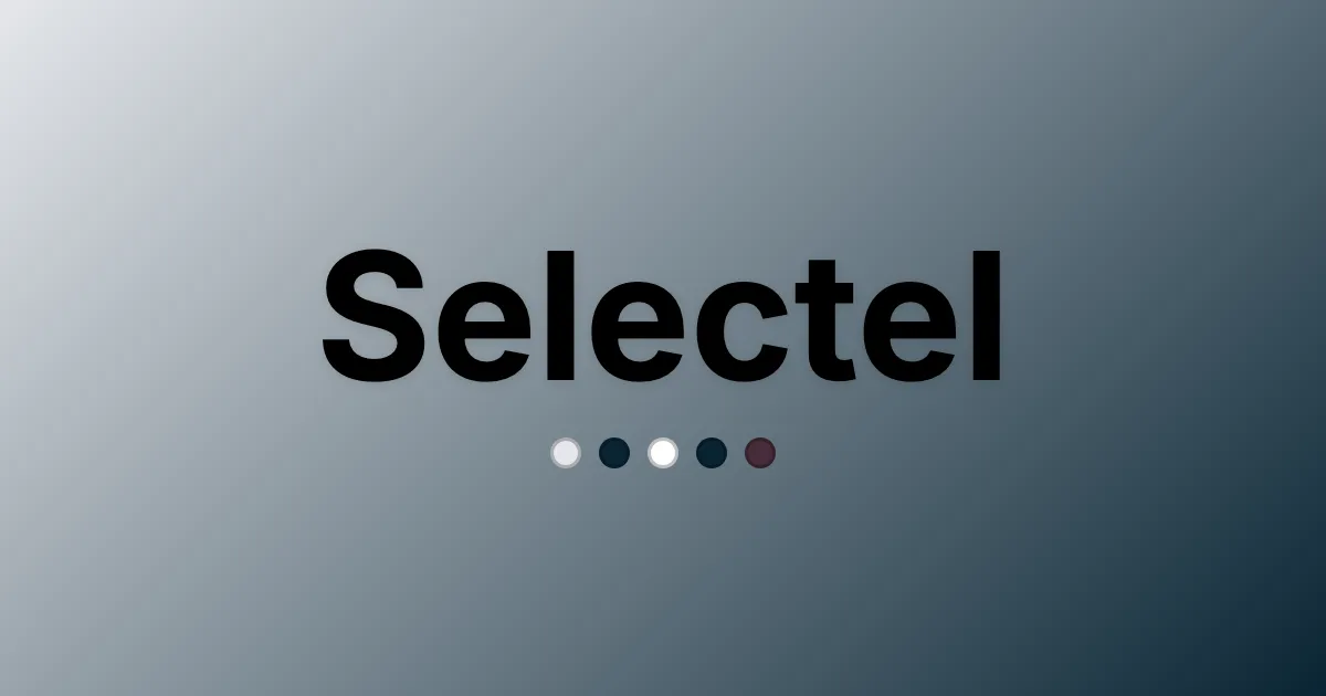 Selectel preview
