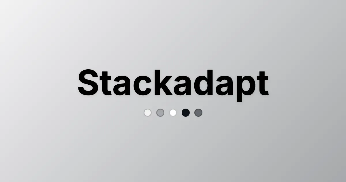 Stackadapt
