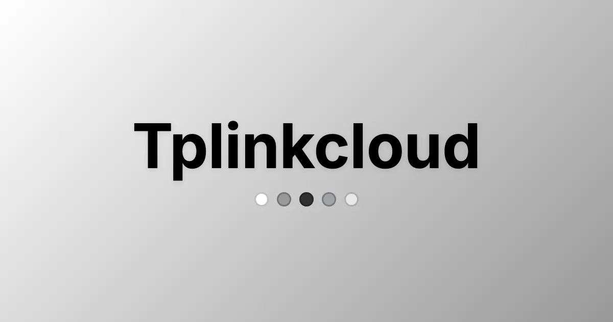 Tplinkcloud